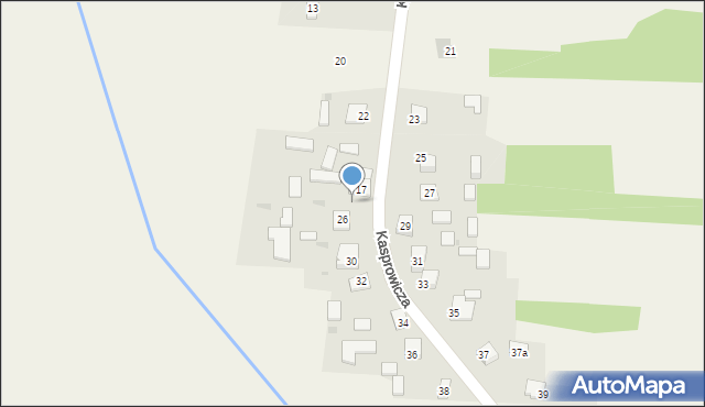 Mazury, Kasprowicza Jana, 24, mapa Mazury