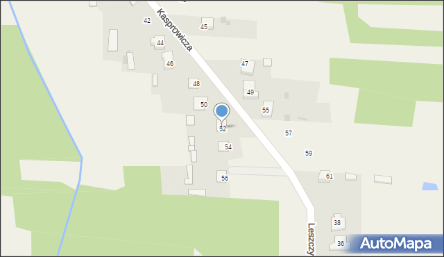 Mazury, Kasprowicza Jana, 52, mapa Mazury