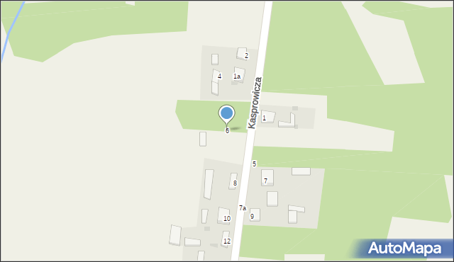 Mazury, Kasprowicza Jana, 6, mapa Mazury