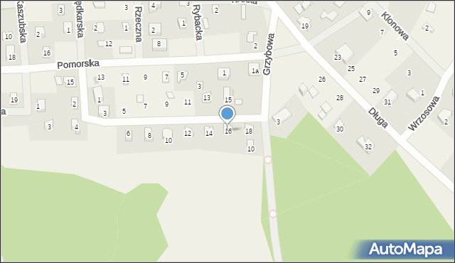 Męcikał, Kasztelańska, 16, mapa Męcikał