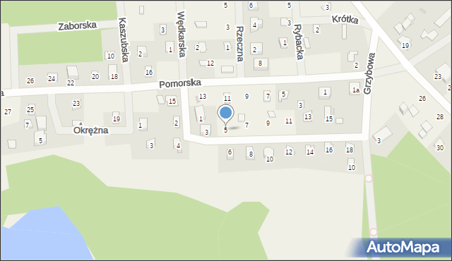 Męcikał, Kasztelańska, 5, mapa Męcikał