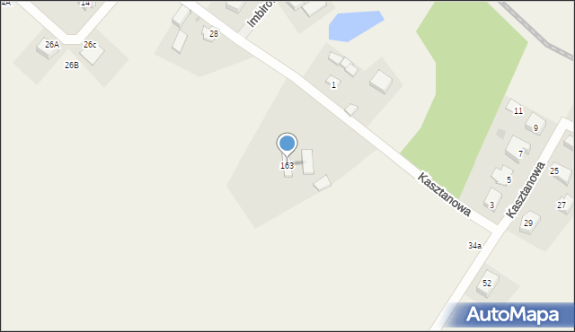 Mezowo, Kasztanowa, 163, mapa Mezowo