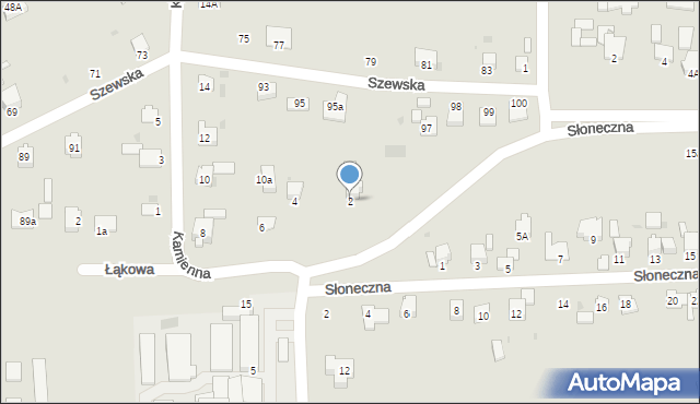 Miechów, Kamienna, 2, mapa Miechów
