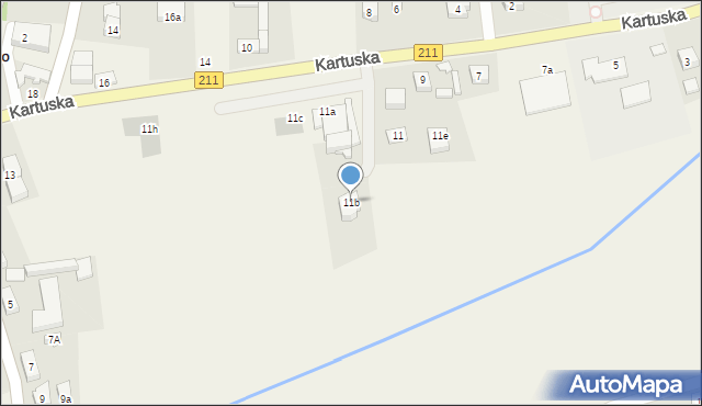 Miechucino, Kartuska, 11b, mapa Miechucino