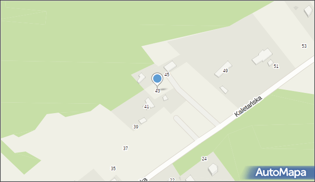 Mikołeska, Kaletańska, 43, mapa Mikołeska