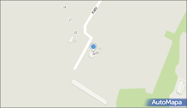 Mikołów, Kąty, 14, mapa Mikołów