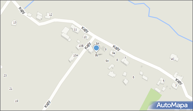 Mikołów, Kąty, 9b, mapa Mikołów