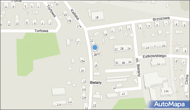 Mikstat, Kaliska, 18, mapa Mikstat