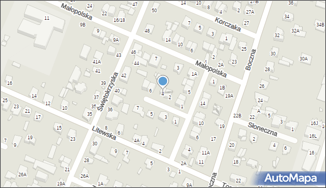 Mińsk Mazowiecki, Kaszubska, 4, mapa Mińsk Mazowiecki