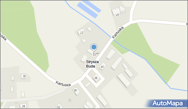 Mirachowo, Kartuska, 11, mapa Mirachowo