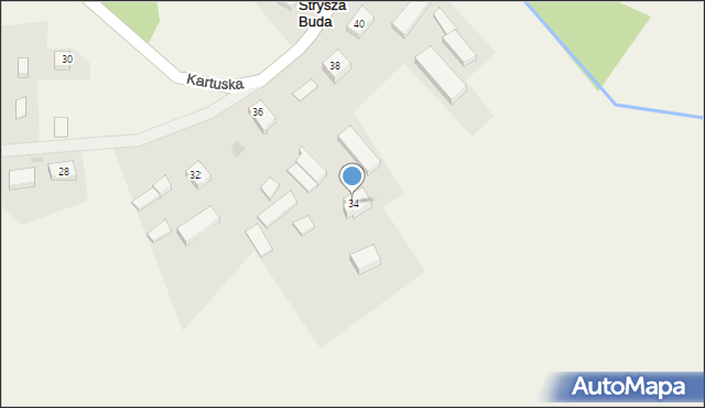 Mirachowo, Kartuska, 34, mapa Mirachowo