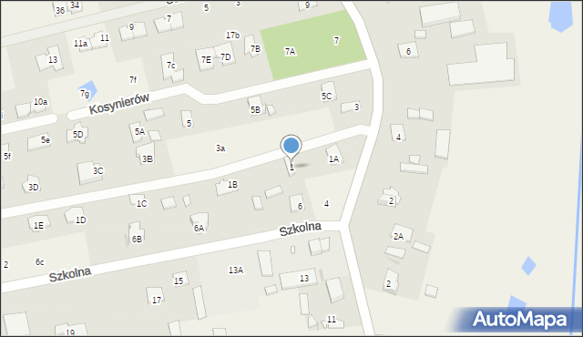 Mroków, Karasia, 1, mapa Mroków