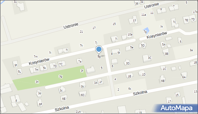 Mroków, Karasia, 5g, mapa Mroków