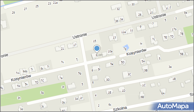 Mroków, Karasia, 7i, mapa Mroków