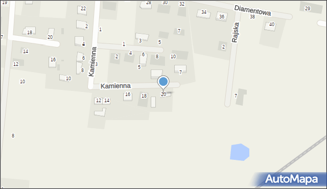 Murowaniec, Kamienna, 20, mapa Murowaniec