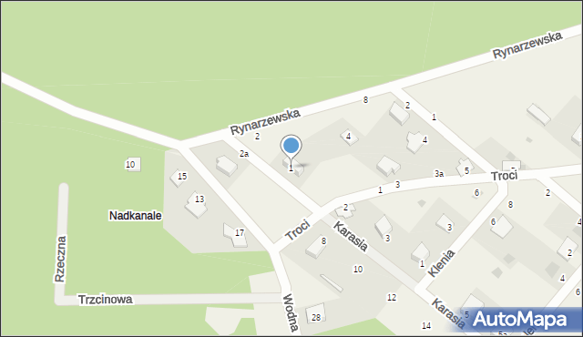 Murowaniec, Karasia, 1, mapa Murowaniec