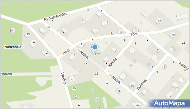 Murowaniec, Karasia, 3, mapa Murowaniec