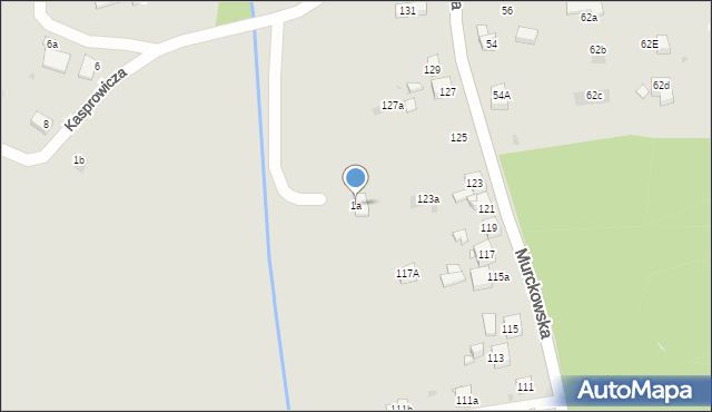 Mysłowice, Kasprowicza Jana, 1a, mapa Mysłowice
