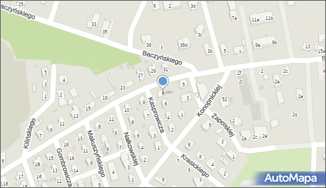 Namysłów, Kasprowicza Jana, 8, mapa Namysłów