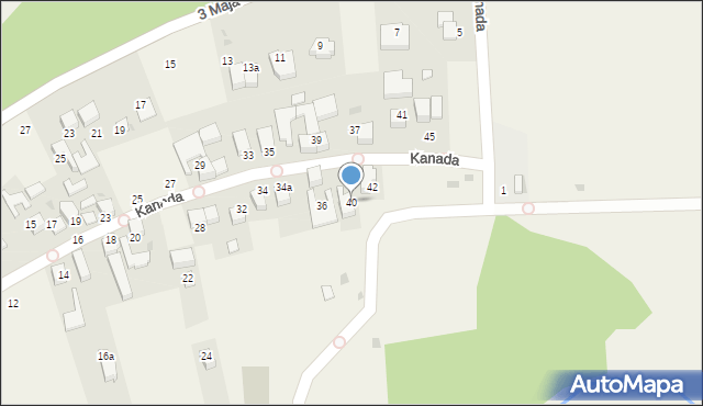 Niedzica, Kanada, 40, mapa Niedzica