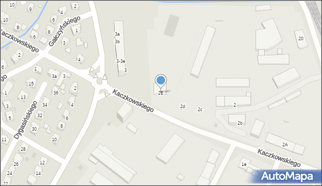 Nowa Sól, Kaczkowskiego, 2E, mapa Nowa Sól