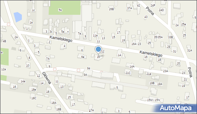 Nowa Wieś, Kamelskiego Władysława, 10, mapa Nowa Wieś