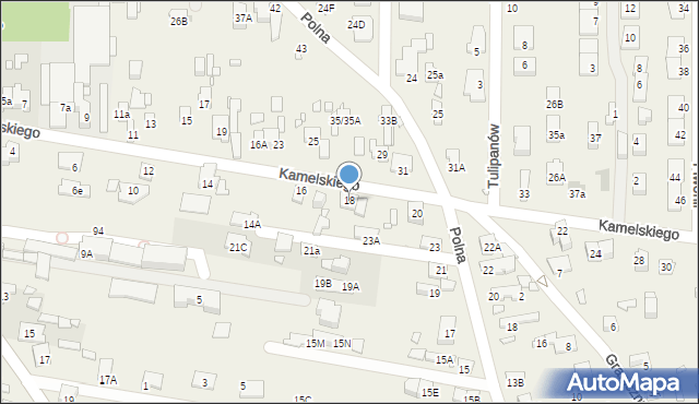 Nowa Wieś, Kamelskiego Władysława, 18, mapa Nowa Wieś