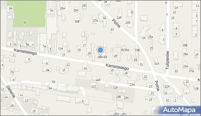 Nowa Wieś, Kamelskiego Władysława, 23A, mapa Nowa Wieś