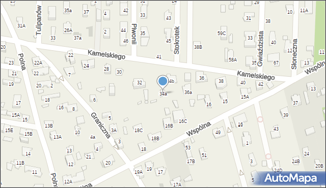 Nowa Wieś, Kamelskiego Władysława, 34a, mapa Nowa Wieś