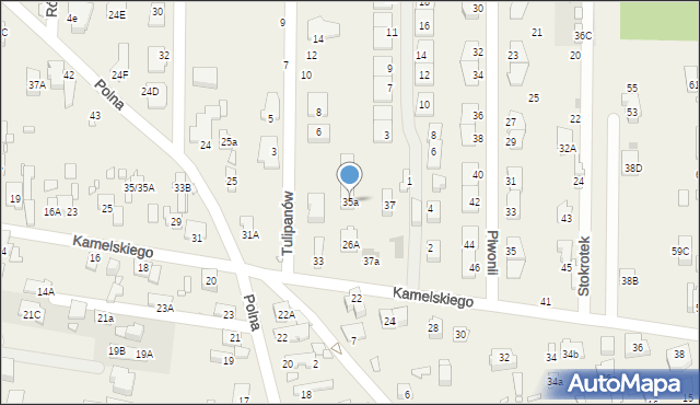 Nowa Wieś, Kamelskiego Władysława, 35a, mapa Nowa Wieś