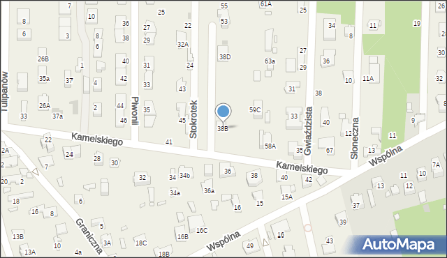 Nowa Wieś, Kamelskiego Władysława, 49, mapa Nowa Wieś
