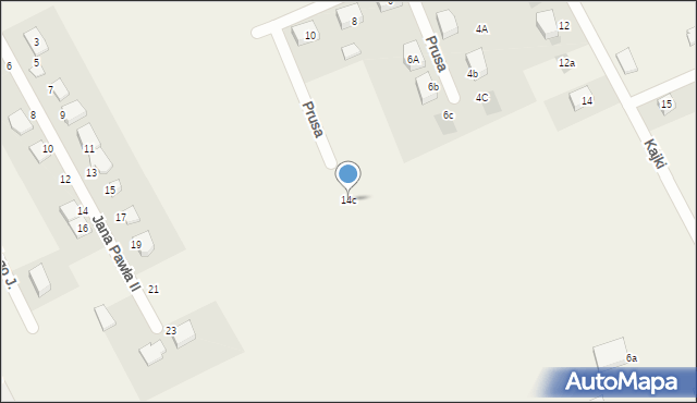 Nowa Wieś Ełcka, Kajki Michała, 14c, mapa Nowa Wieś Ełcka