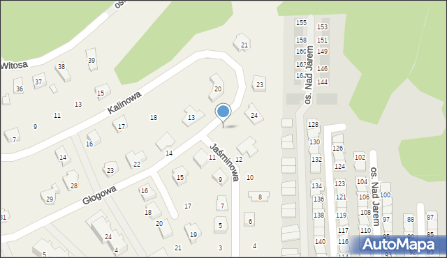 Nowa Wieś Rzeczna, Kalinowa, 25, mapa Nowa Wieś Rzeczna