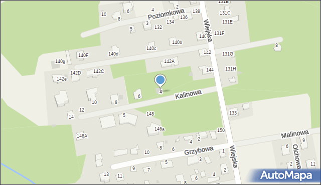 Nowa Wieś Tworoska, Kalinowa, 4, mapa Nowa Wieś Tworoska