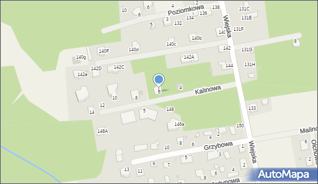 Nowa Wieś Tworoska, Kalinowa, 6, mapa Nowa Wieś Tworoska