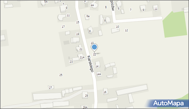 Nowe Iganie, Karskiego Karola, 12, mapa Nowe Iganie