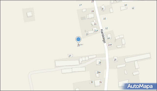 Nowe Iganie, Karskiego Karola, 25, mapa Nowe Iganie