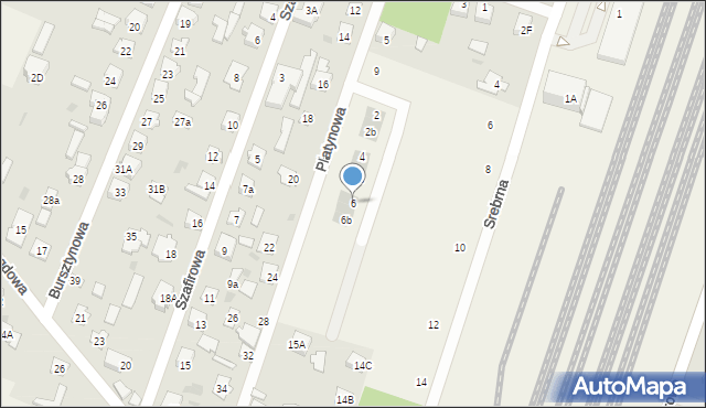 Nowe Pieścirogi, Kameralna, 6, mapa Nowe Pieścirogi