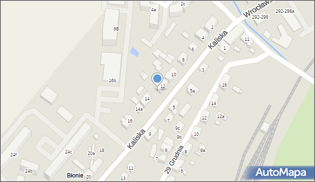 Nowe Skalmierzyce, Kaliska, 12a, mapa Nowe Skalmierzyce