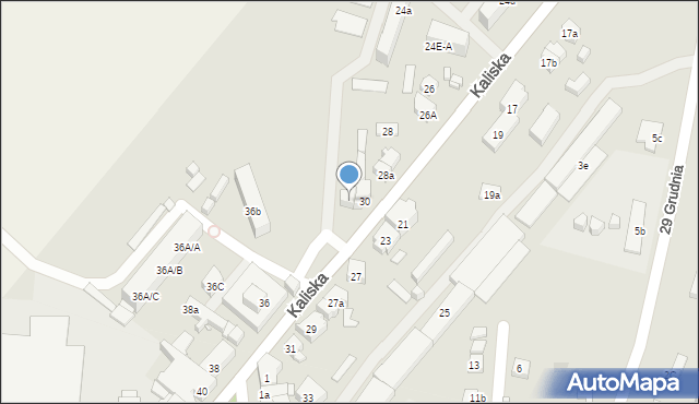 Nowe Skalmierzyce, Kaliska, 32, mapa Nowe Skalmierzyce