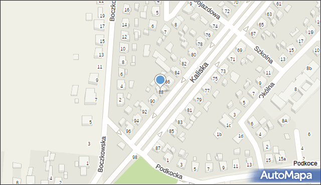 Nowe Skalmierzyce, Kaliska, 88, mapa Nowe Skalmierzyce