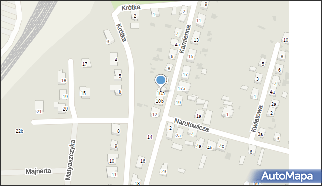 Nowe Skalmierzyce, Kamienna, 10a, mapa Nowe Skalmierzyce