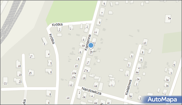 Nowe Skalmierzyce, Kamienna, 15, mapa Nowe Skalmierzyce