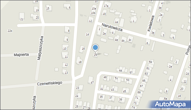 Nowe Skalmierzyce, Kamienna, 23, mapa Nowe Skalmierzyce