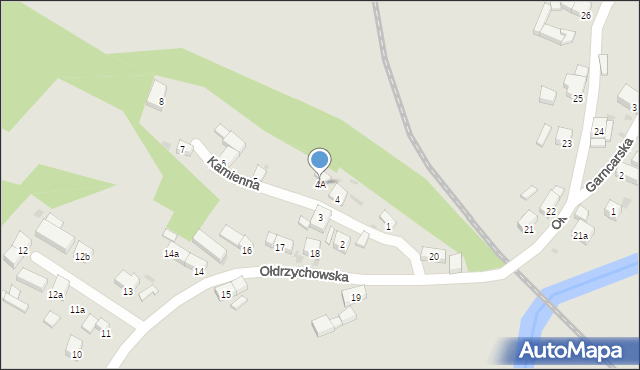 Nowogrodziec, Kamienna, 4A, mapa Nowogrodziec