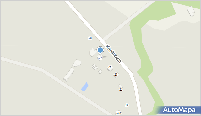 Nowogrodziec, Kaolinowa, 27, mapa Nowogrodziec