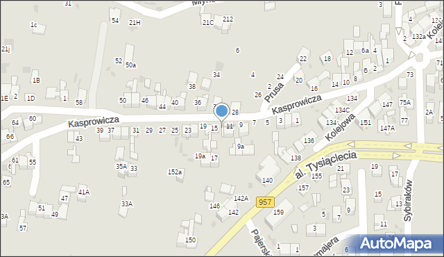 Nowy Targ, Kasprowicza Jana, 13, mapa Nowego Targu