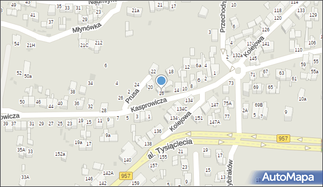 Nowy Targ, Kasprowicza Jana, 16, mapa Nowego Targu