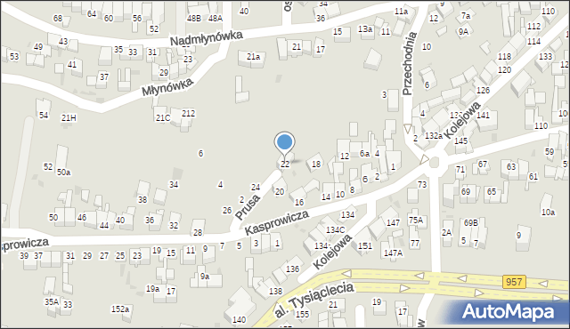Nowy Targ, Kasprowicza Jana, 22, mapa Nowego Targu