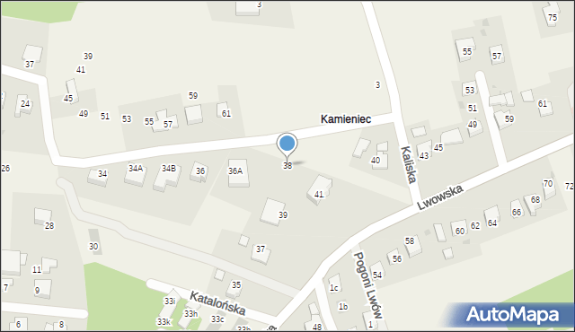 Ochojno, Kamieniec, 38, mapa Ochojno